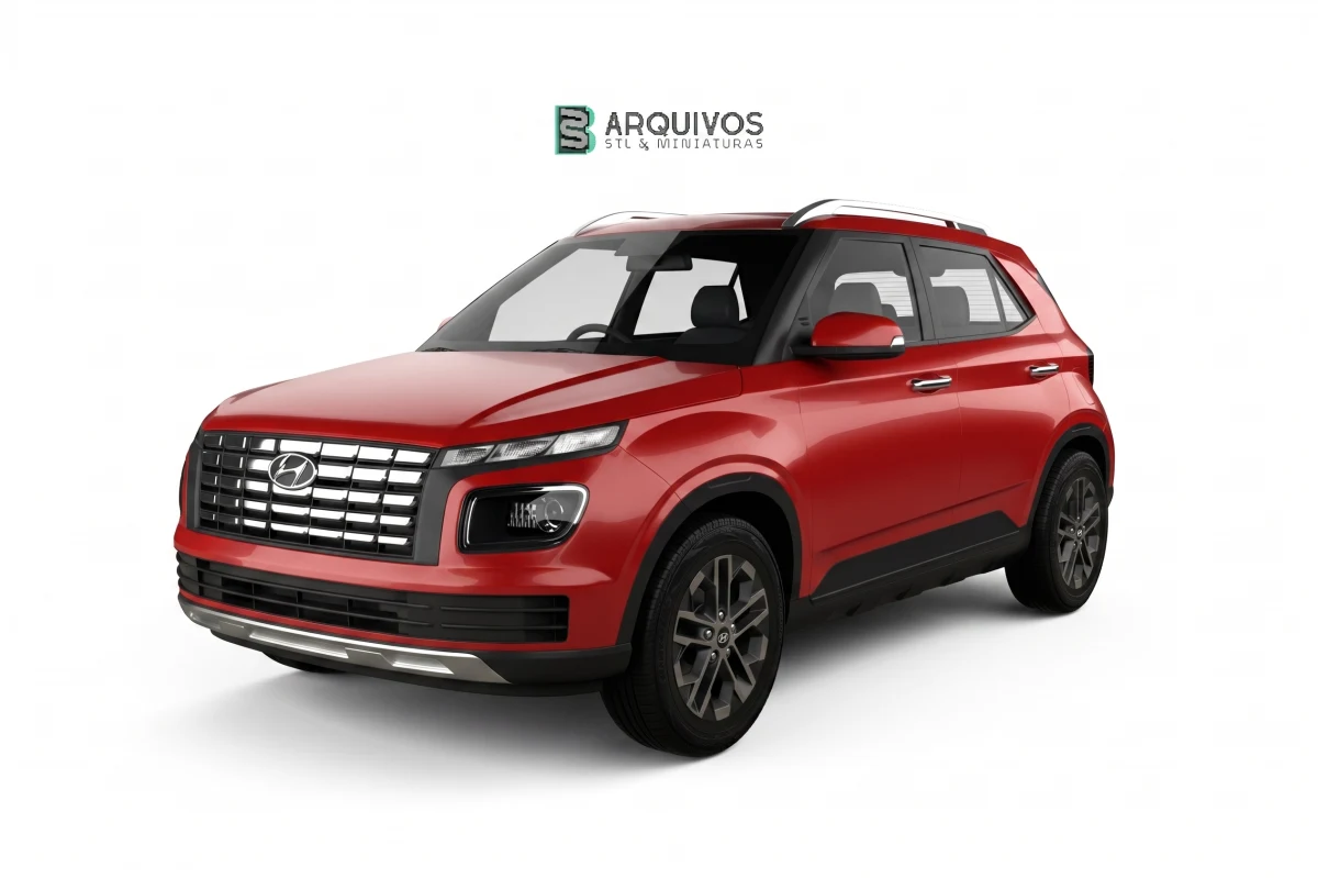 Modelo 3D STL - Hyundai Venue Turbo 2022
